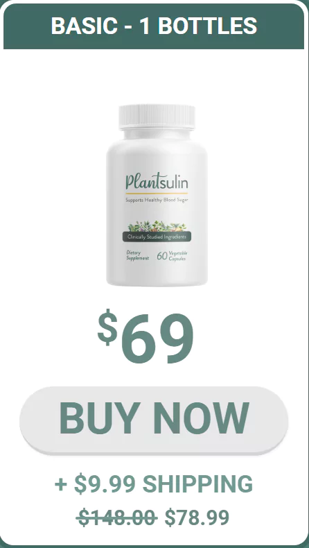 An image showing one bottle of Plantsulin