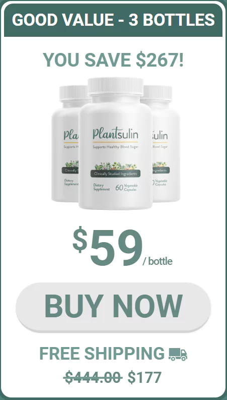 An image showing three bottles of Plantsulin
