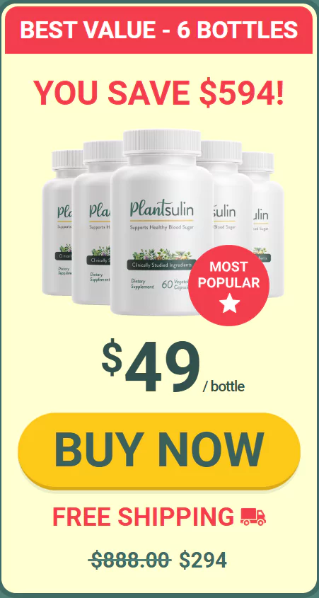 An image showing six bottles of Plantsulin